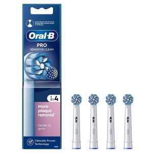 Oral-B Pro Sensitive Clean Ανταλλακτικές Κεφαλές για Ηλεκτρική Οδοντόβουρτσα 4τμχ